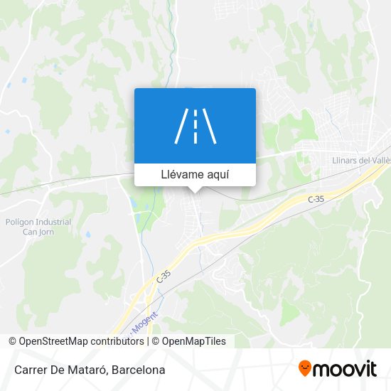 Mapa Carrer De Mataró