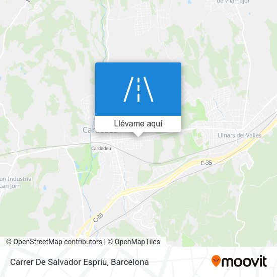Mapa Carrer De Salvador Espriu