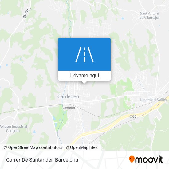 Mapa Carrer De Santander