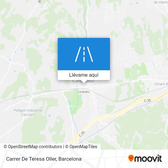 Mapa Carrer De Teresa Oller