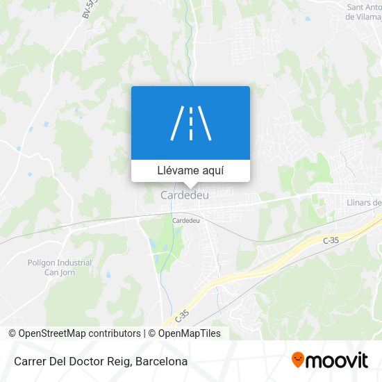 Mapa Carrer Del Doctor Reig