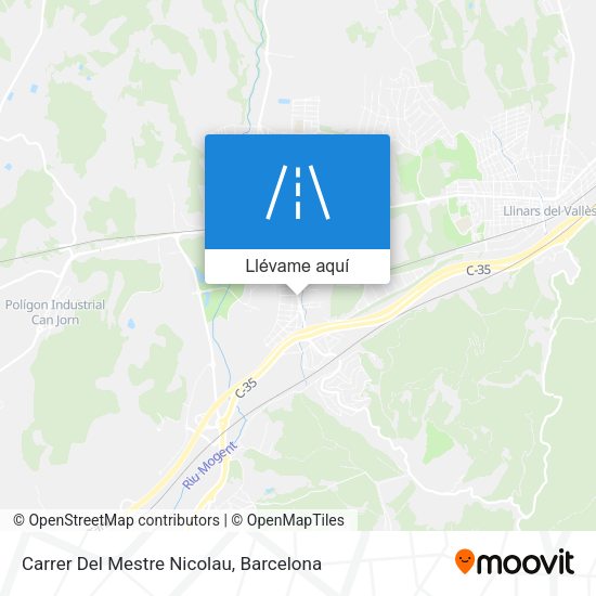 Mapa Carrer Del Mestre Nicolau