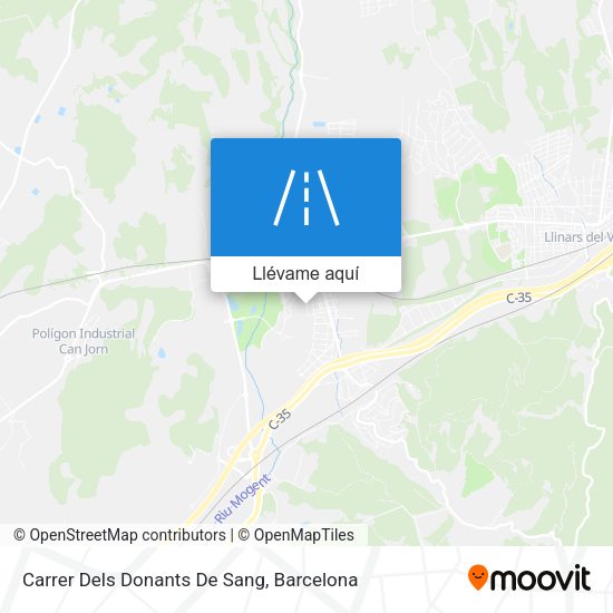 Mapa Carrer Dels Donants De Sang