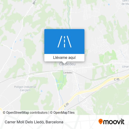 Mapa Carrer Molí Dels Lledó