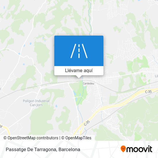 Mapa Passatge De Tarragona