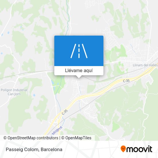 Mapa Passeig Colom