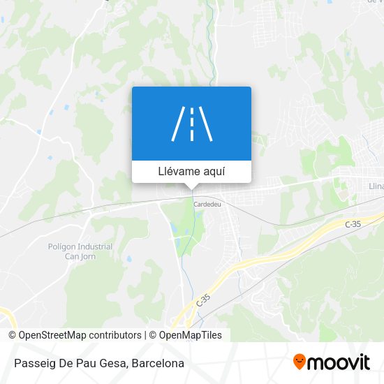 Mapa Passeig De Pau Gesa