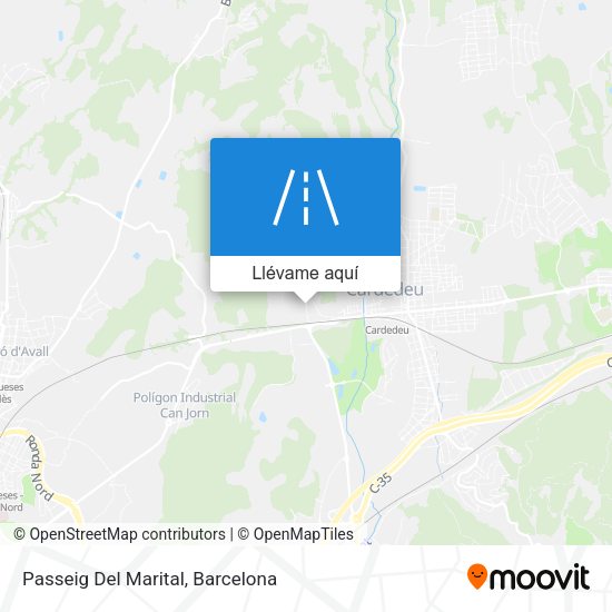 Mapa Passeig Del Marital