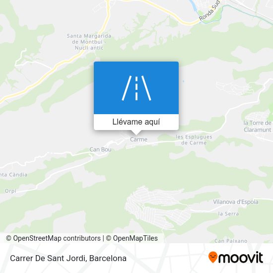 Mapa Carrer De Sant Jordi