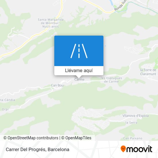 Mapa Carrer Del Progrés
