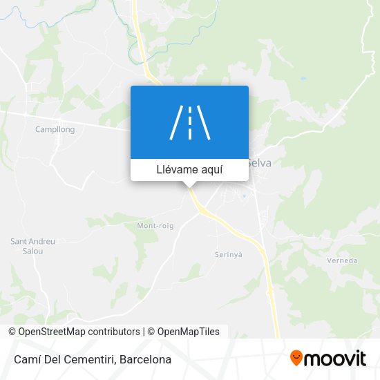 Mapa Camí Del Cementiri