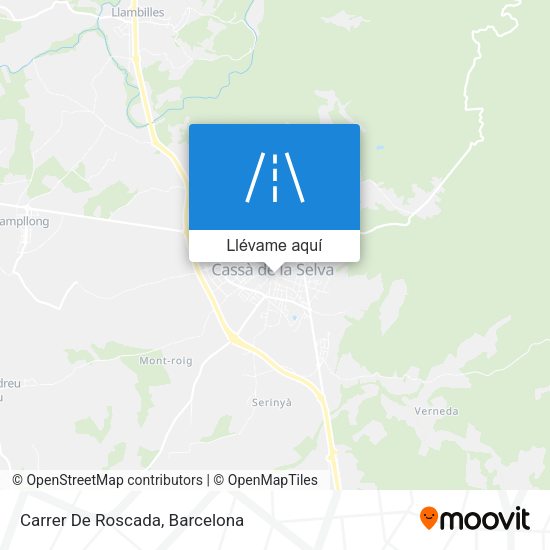 Mapa Carrer De Roscada