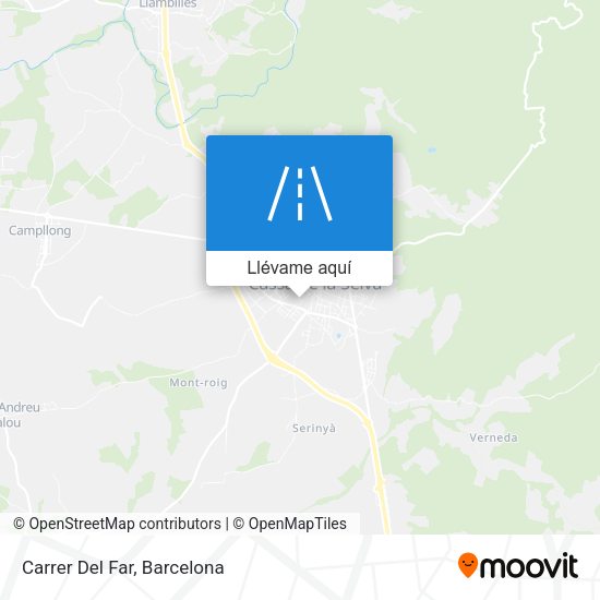 Mapa Carrer Del Far