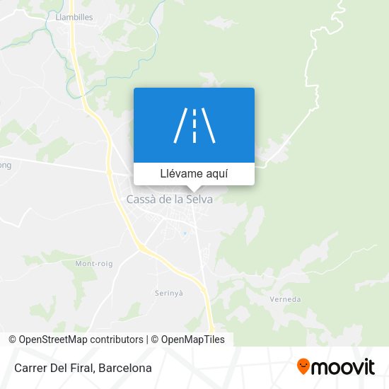 Mapa Carrer Del Firal
