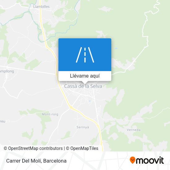 Mapa Carrer Del Molí