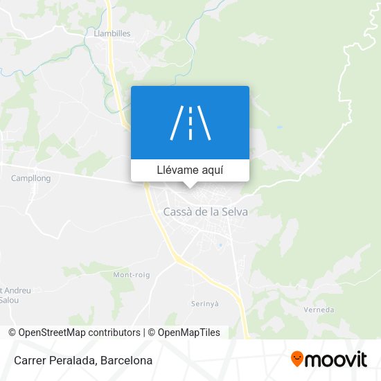 Mapa Carrer Peralada