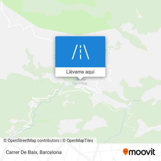 Mapa Carrer De Baix