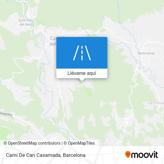 Mapa Camí De Can Casamada