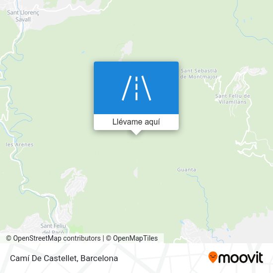 Mapa Camí De Castellet