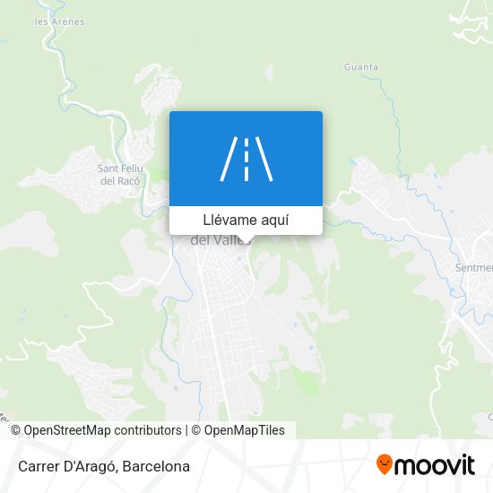 Mapa Carrer D'Aragó