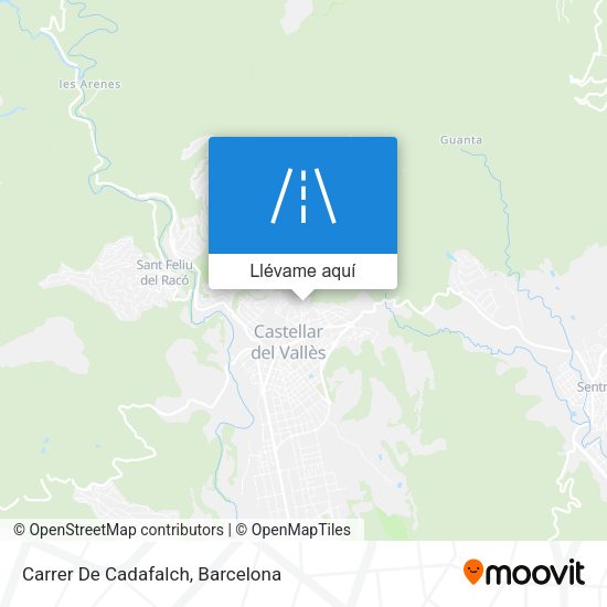 Mapa Carrer De Cadafalch