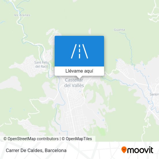 Mapa Carrer De Caldes