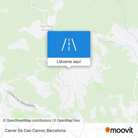 Mapa Carrer De Can Carner
