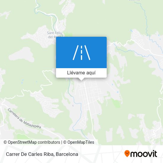 Mapa Carrer De Carles Riba