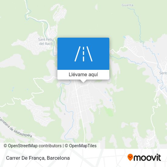 Mapa Carrer De França