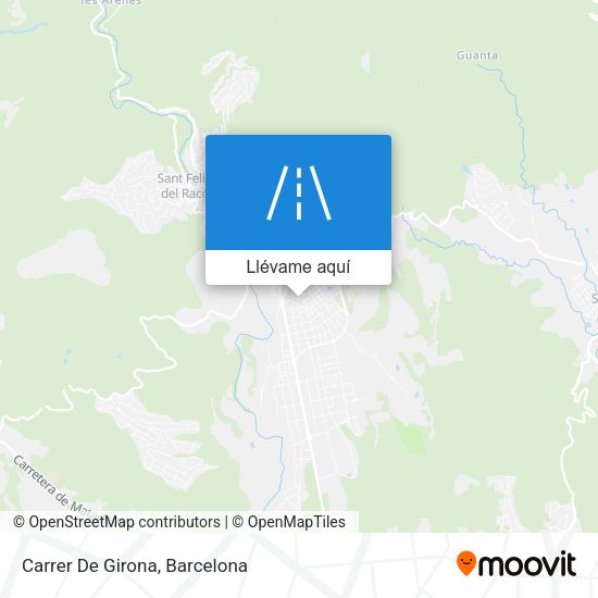 Mapa Carrer De Girona