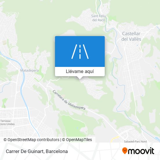 Mapa Carrer De Guinart