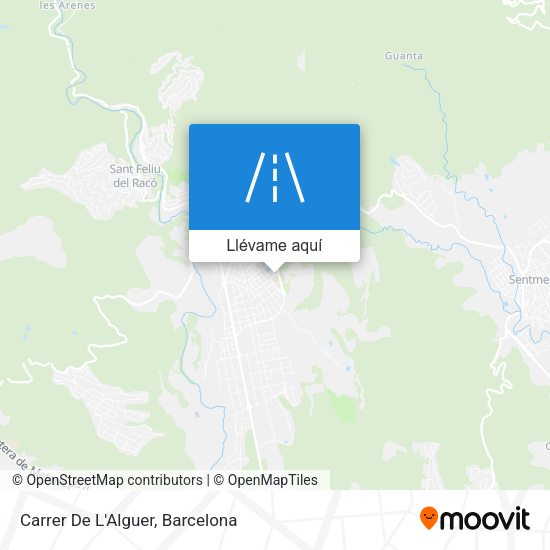 Mapa Carrer De L'Alguer