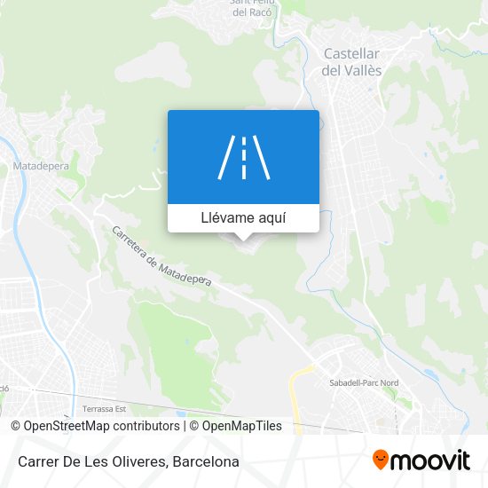 Mapa Carrer De Les Oliveres