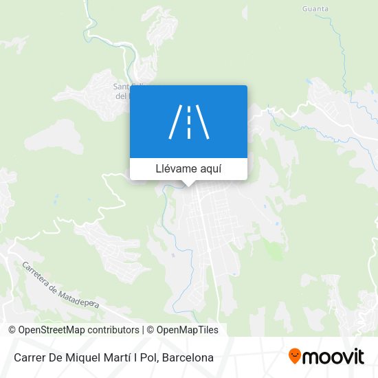 Mapa Carrer De Miquel Martí I Pol