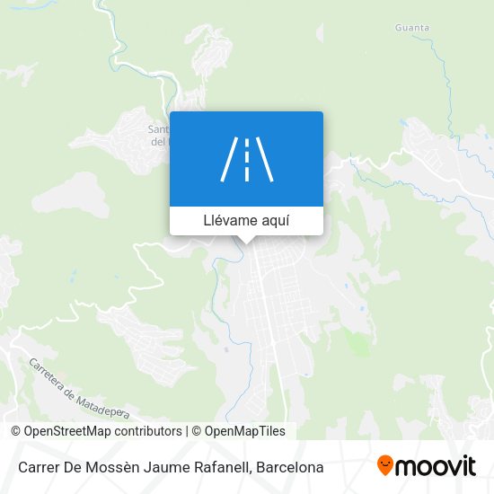 Mapa Carrer De Mossèn Jaume Rafanell