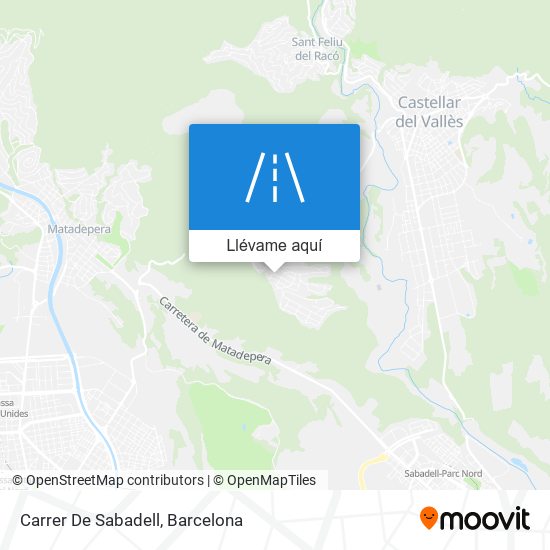 Mapa Carrer De Sabadell