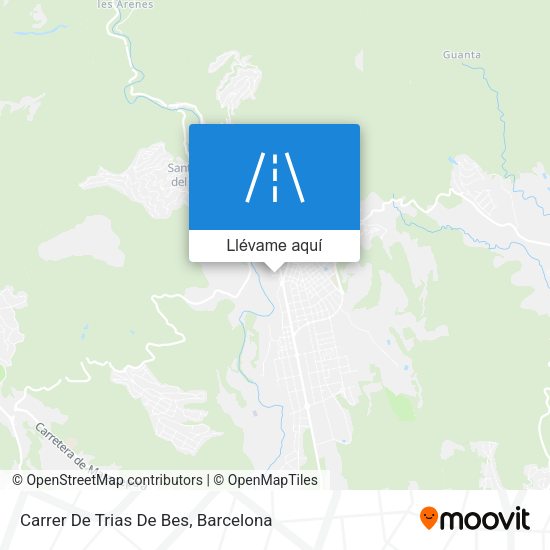 Mapa Carrer De Trias De Bes