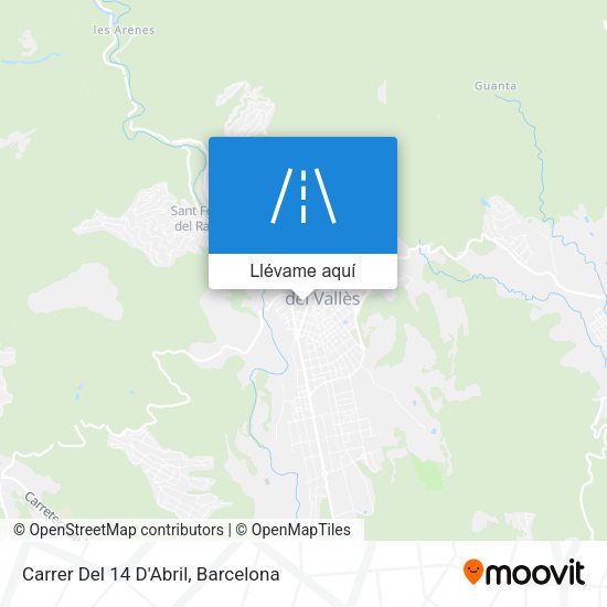 Mapa Carrer Del 14 D'Abril