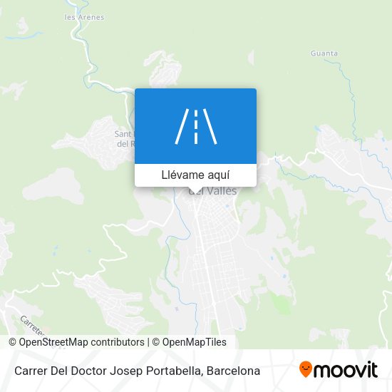 Mapa Carrer Del Doctor Josep Portabella