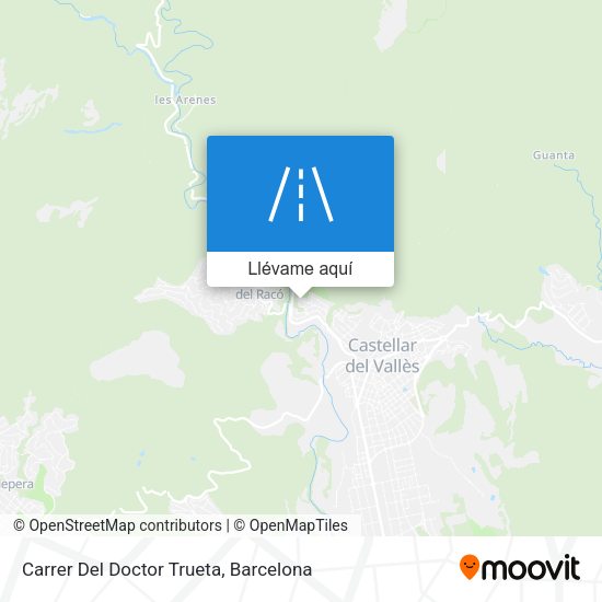 Mapa Carrer Del Doctor Trueta