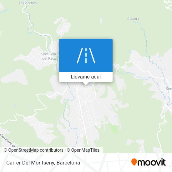 Mapa Carrer Del Montseny
