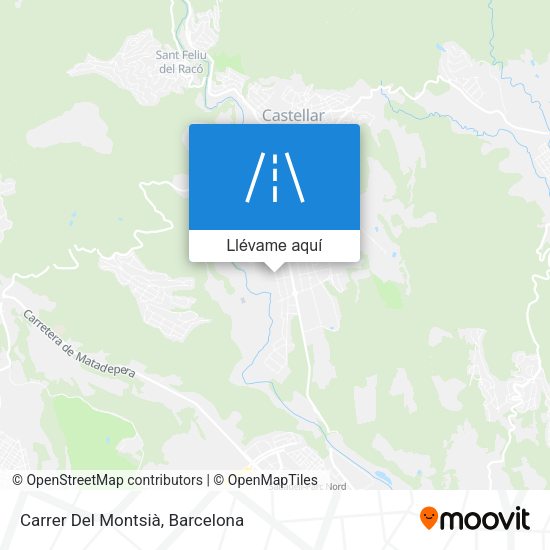 Mapa Carrer Del Montsià