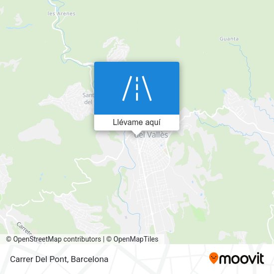 Mapa Carrer Del Pont