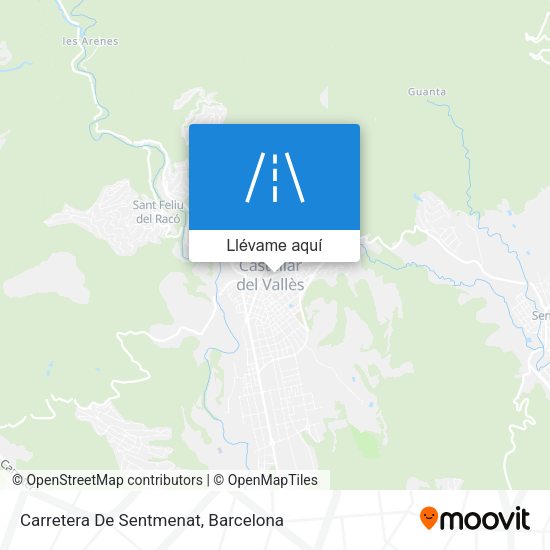 Mapa Carretera De Sentmenat