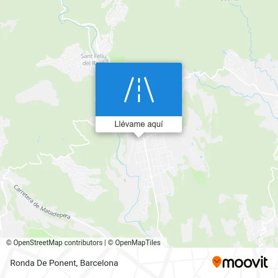Mapa Ronda De Ponent