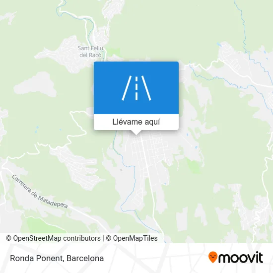 Mapa Ronda Ponent