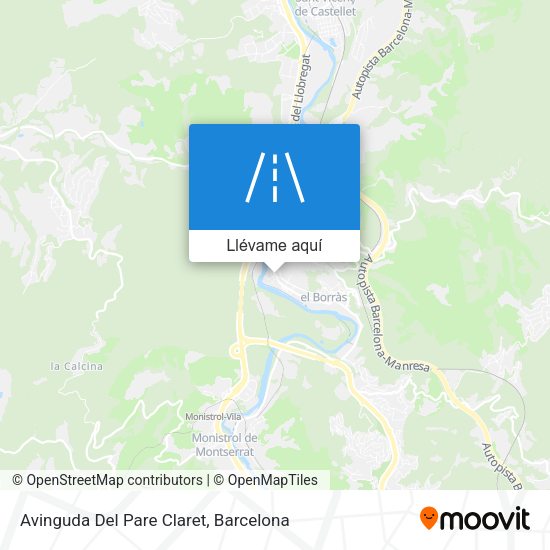 Mapa Avinguda Del Pare Claret