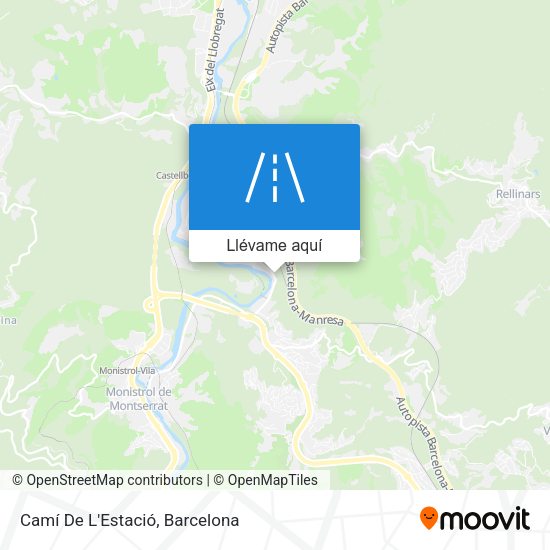 Mapa Camí De L'Estació