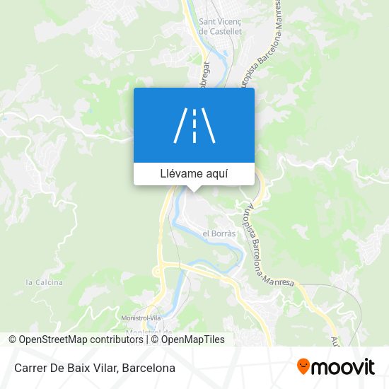 Mapa Carrer De Baix Vilar