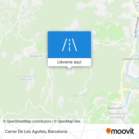 Mapa Carrer De Les Agulles